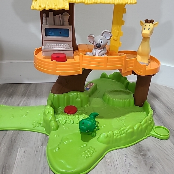 Fisher Price Little People Share & Care Safari Jungle Playset. 15 Animal Figures - Picture 7 of 17